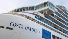 Il battesimo della Costa Diadema, la più grande nave italiana