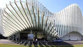 Reggio Emilia, inaugurata la stazione dell’alta velocità di Calatrava. Foto