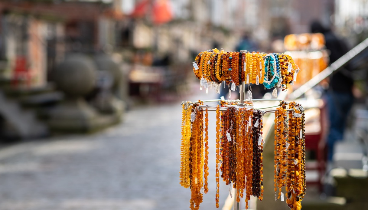 Gioielli in ambra a Cracovia