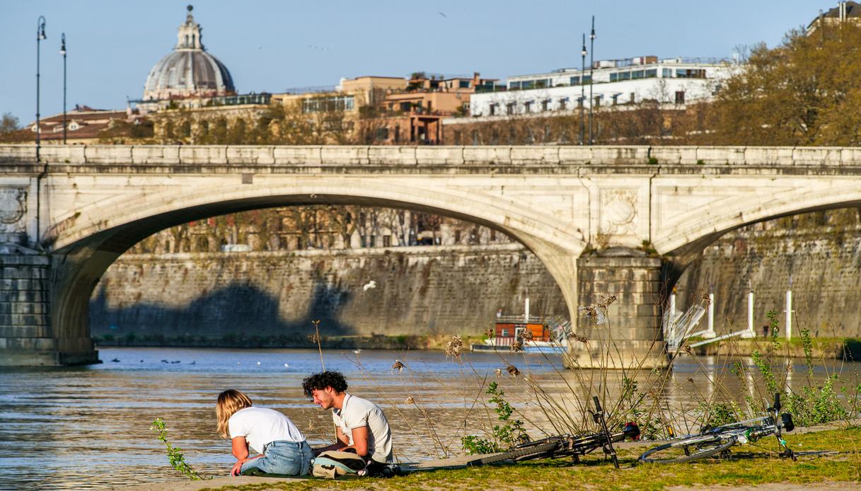Tevere, pista ciclabile