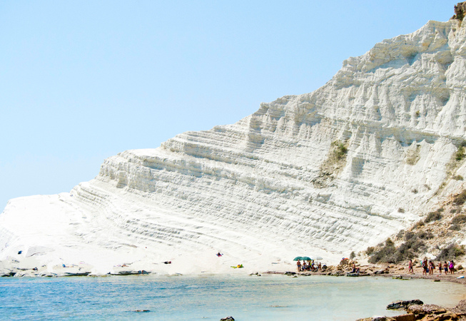 Vista panoramica della Scala dei Turchi