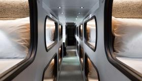 Il capsule bus per viaggiare comodi di notte in pullman