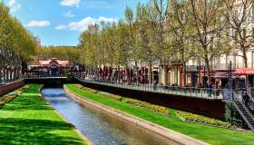 A Perpignan, la città catalana della costa francese