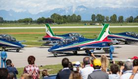 Come visitare le Frecce Tricolori a Rivolto