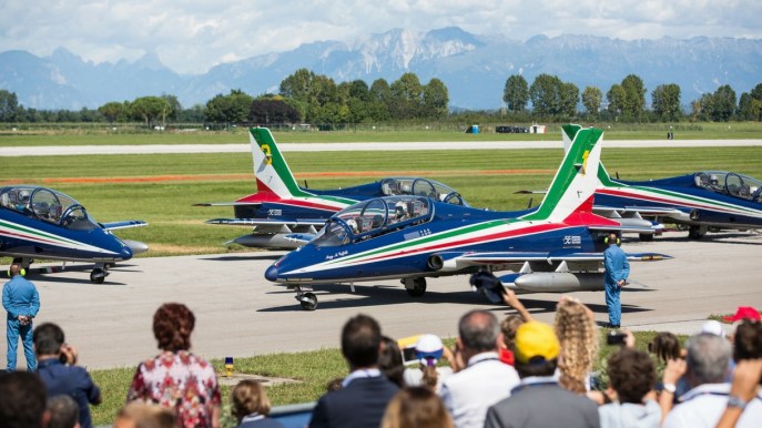Come visitare le Frecce Tricolori a Rivolto
