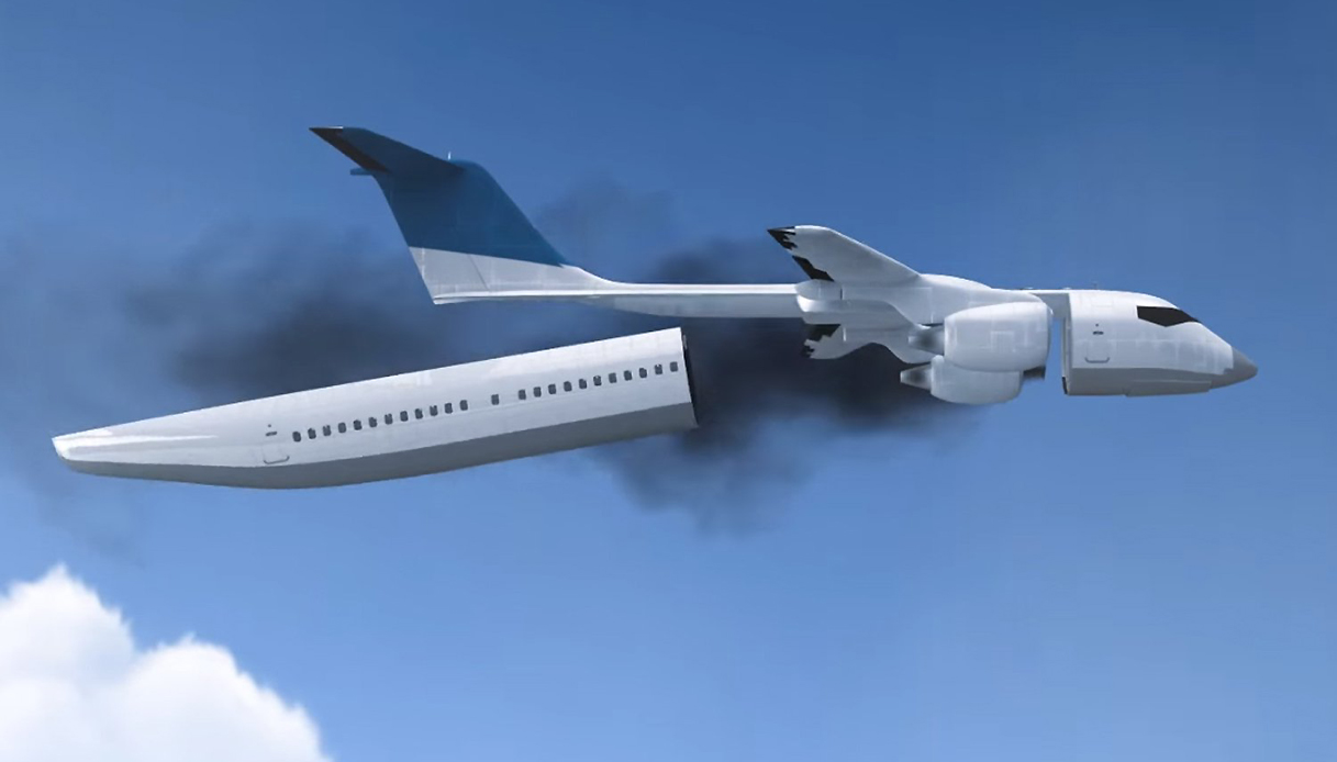L’aereo più sicuro del mondo in caso di incidente