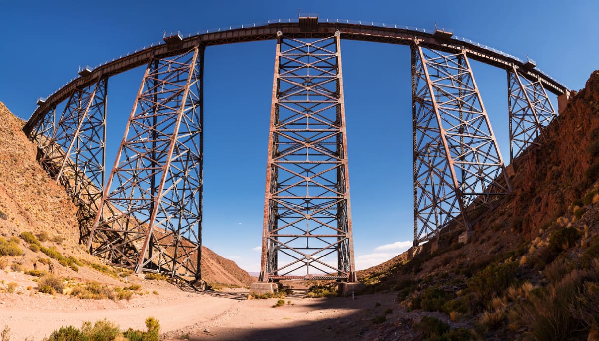 Il Viadotto di La Polvorilla: sopra passa il Tren de las Nubes