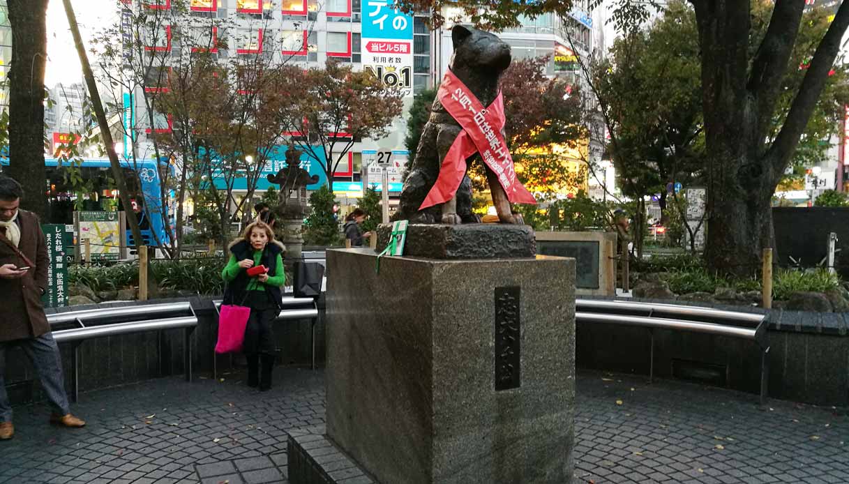 hachiko-tokyo-statua