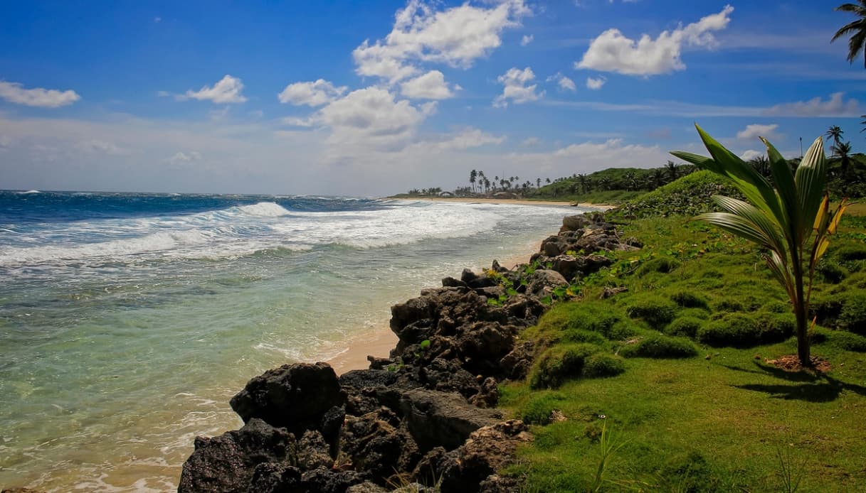 Spiaggia sull'isola di San Andrés