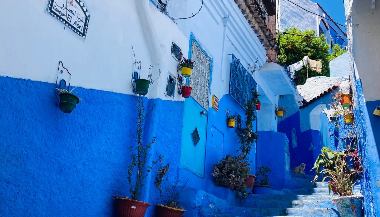 la città blu del Marocco