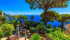 I Giardini del Belvedere di Ravello, set di film e di pubblicità