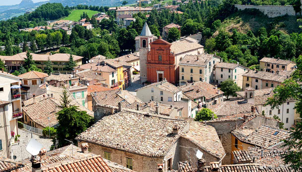 L'antico borgo di Pennabilli, in Emilia Romagna