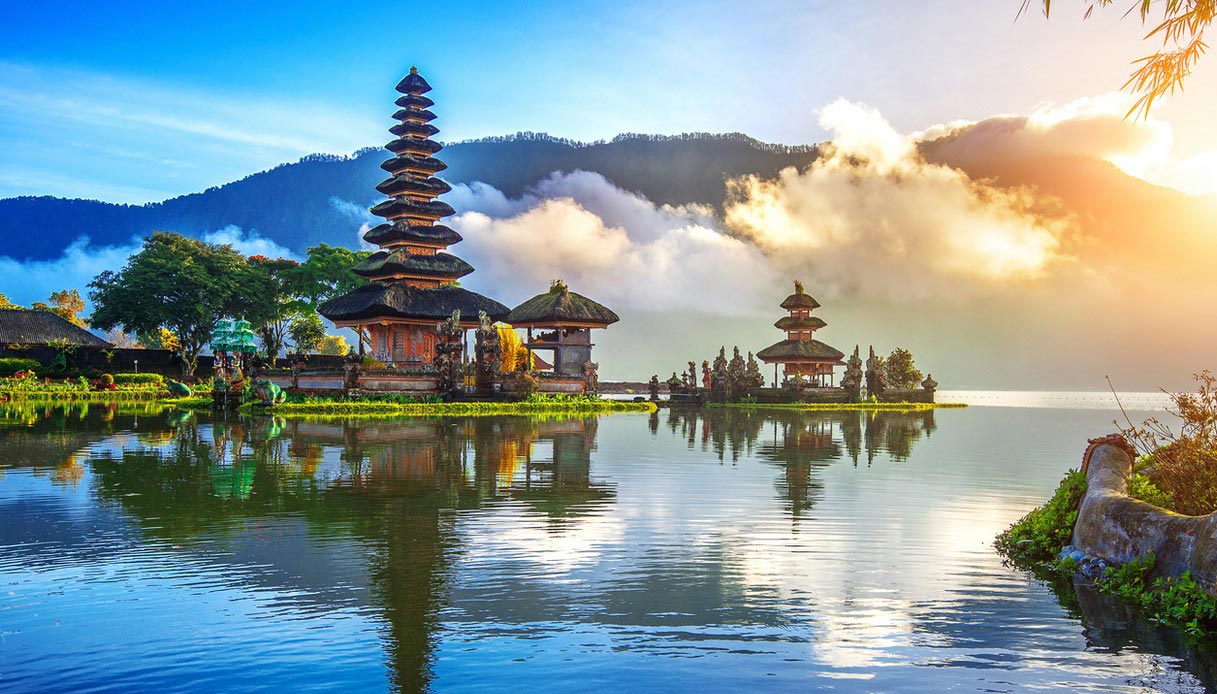 Tempio nell'Isola di Bali