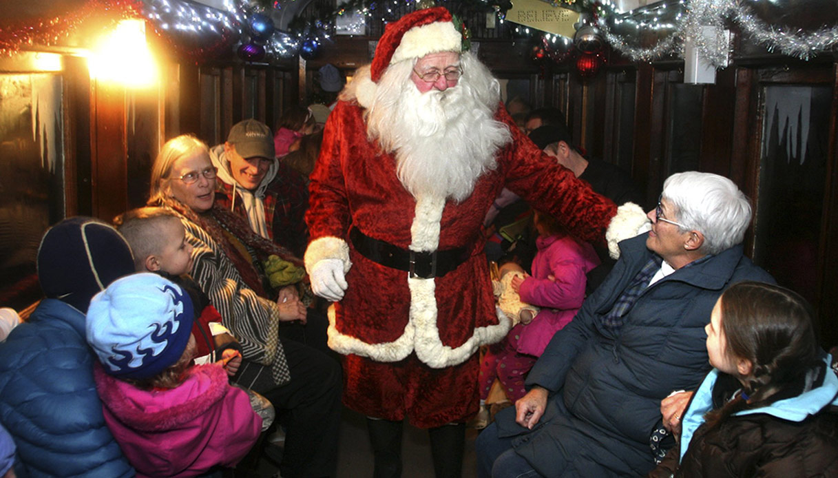 Babbo Natale a bordo del Polar Express