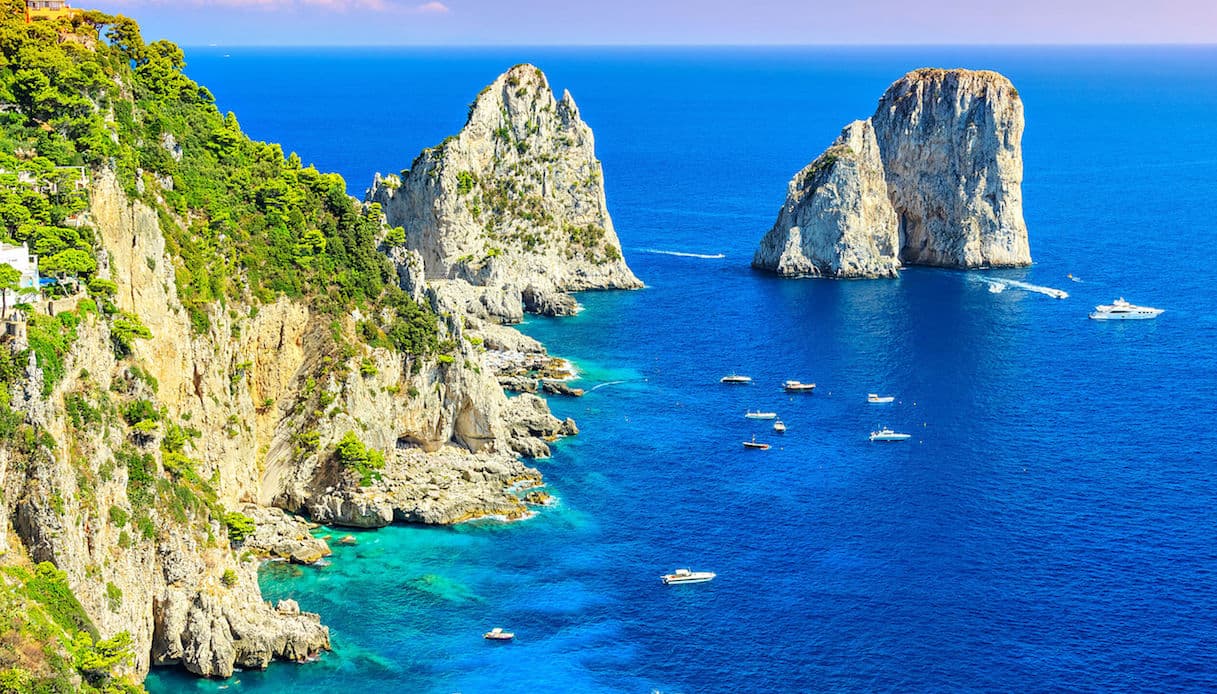 capri, faraglioni