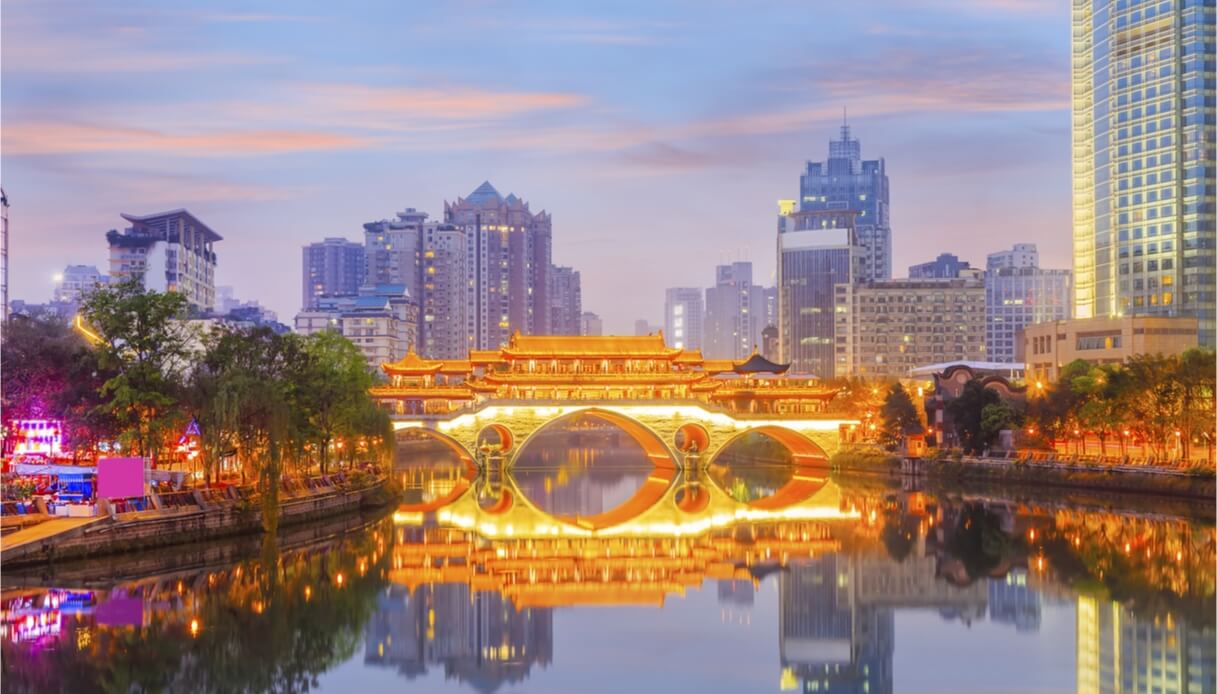 Chengdu in Cina