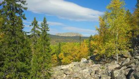 In Russia c’è un fiume di pietra immerso nella foresta