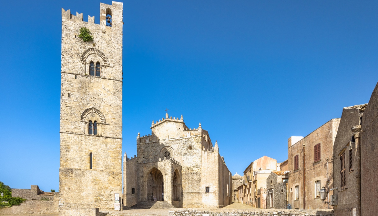 Duomo Erice in Sicilia