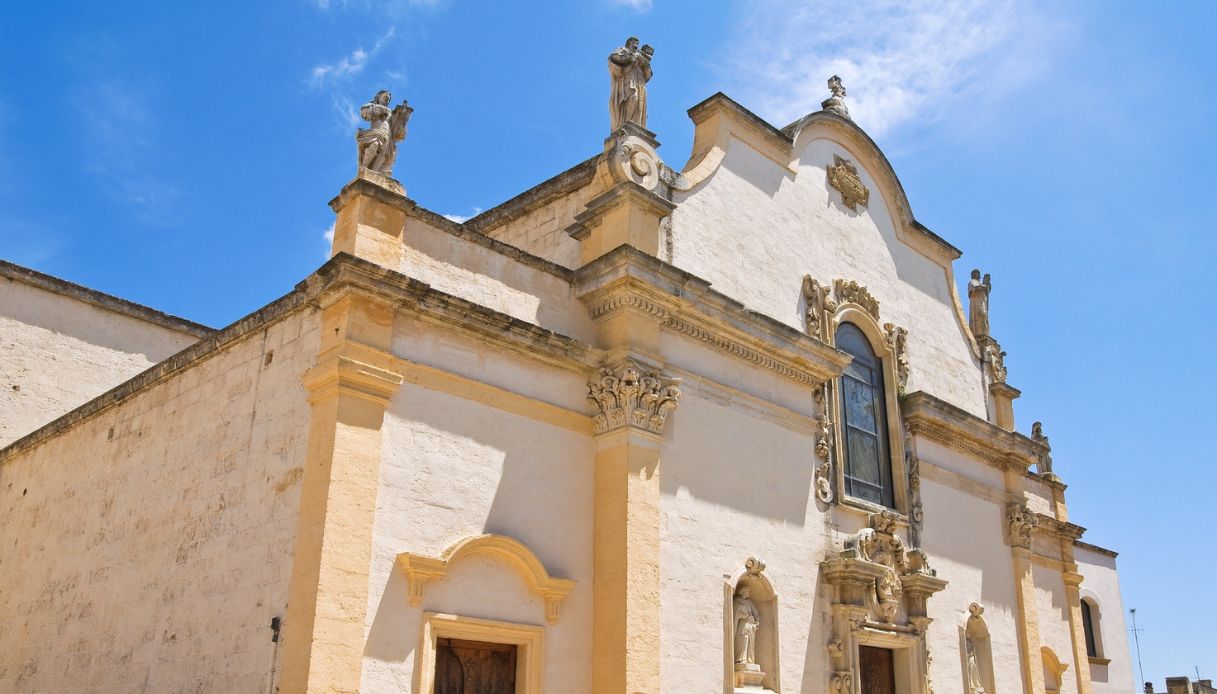 Facciata della Chiesa Madre di Specchia