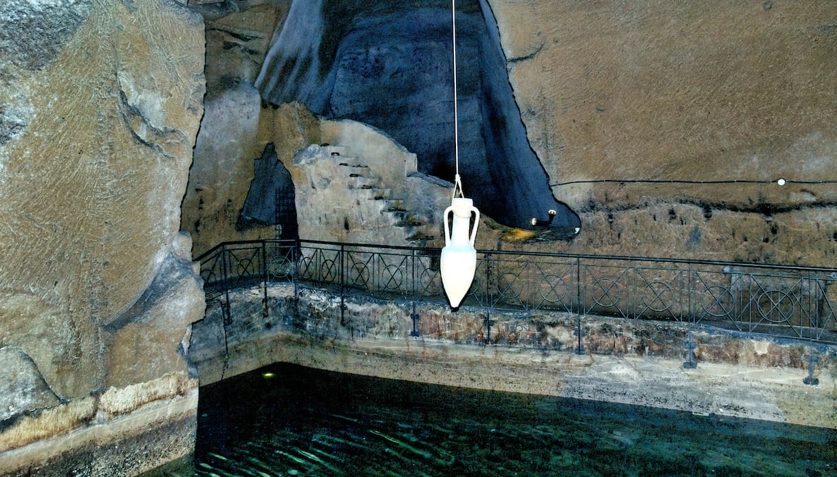 I cunicoli dell'antico acquedotto greco-romano