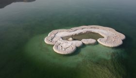 L’isola del Mar Morto fatta di sale e un particolare albero