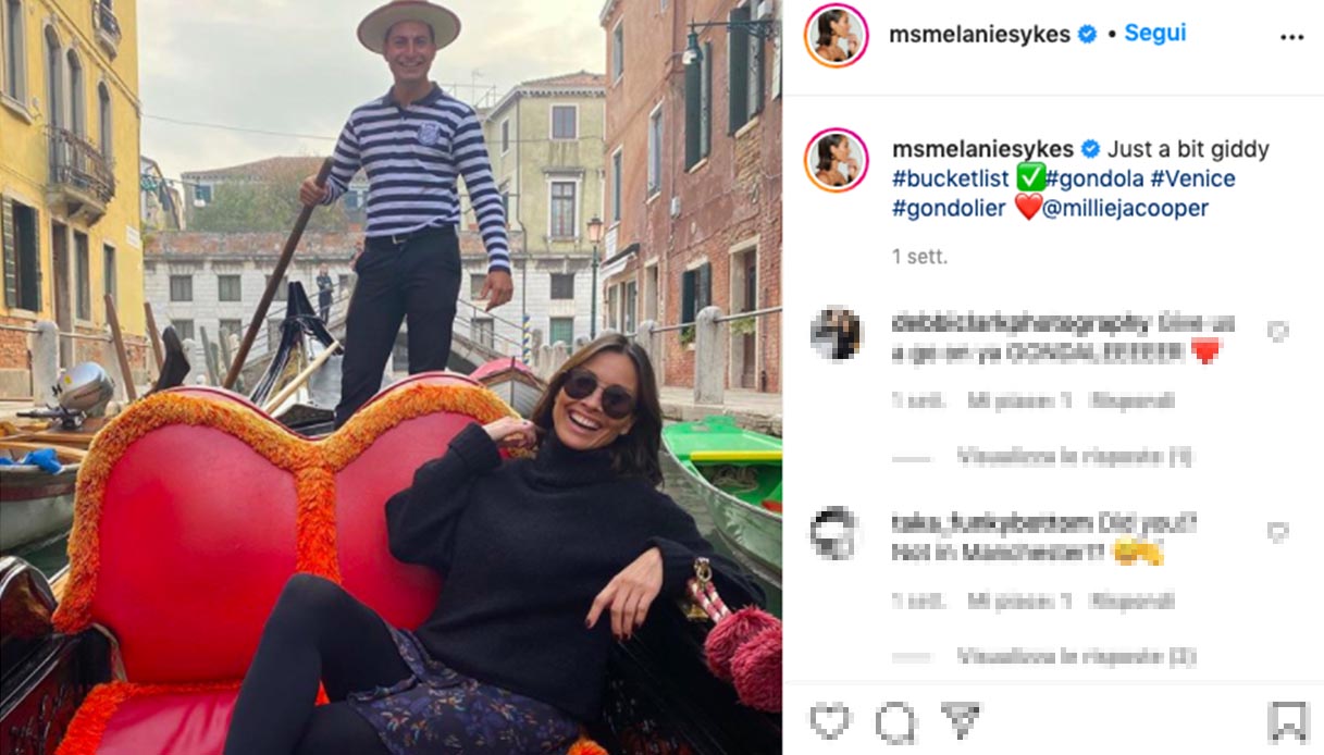 Melanie e il gondoliere