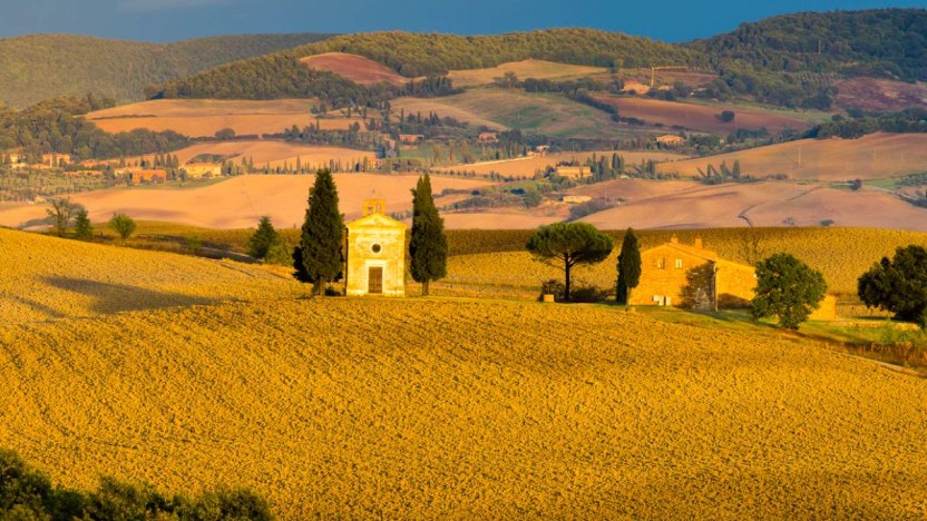 Madonna di Vitaleta, la cappella sperduta in Val d’Orcia