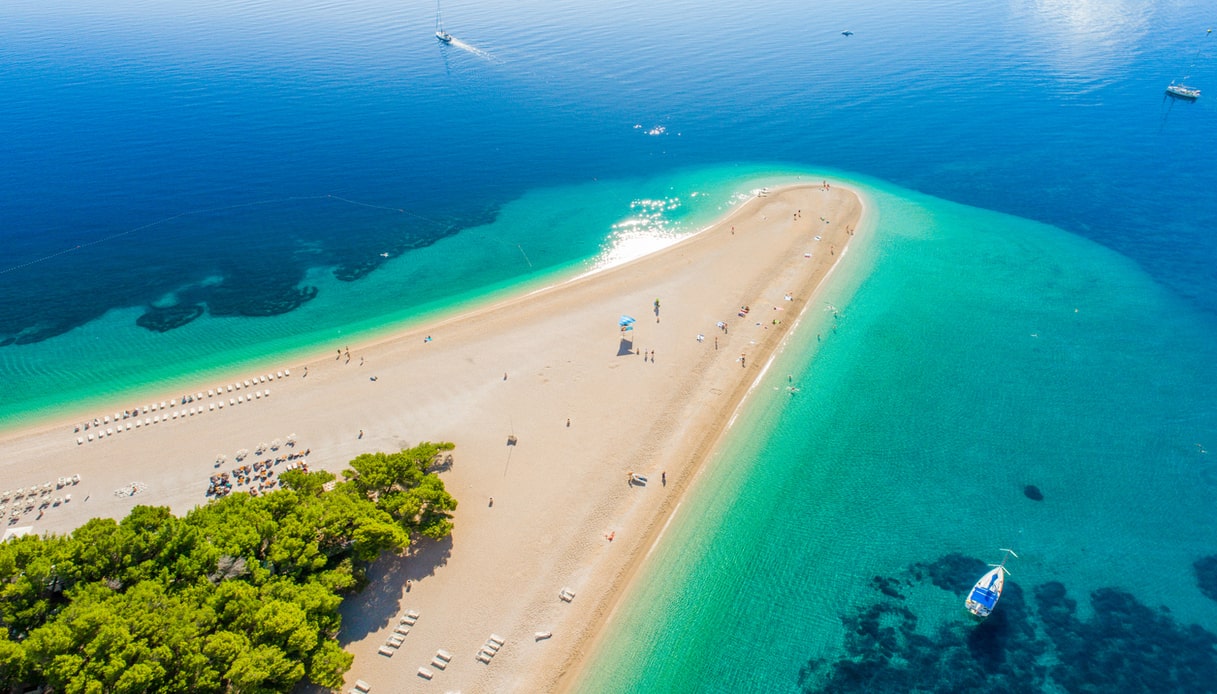 Zlatni Rat, la spiaggia che cambia forma nel tempo