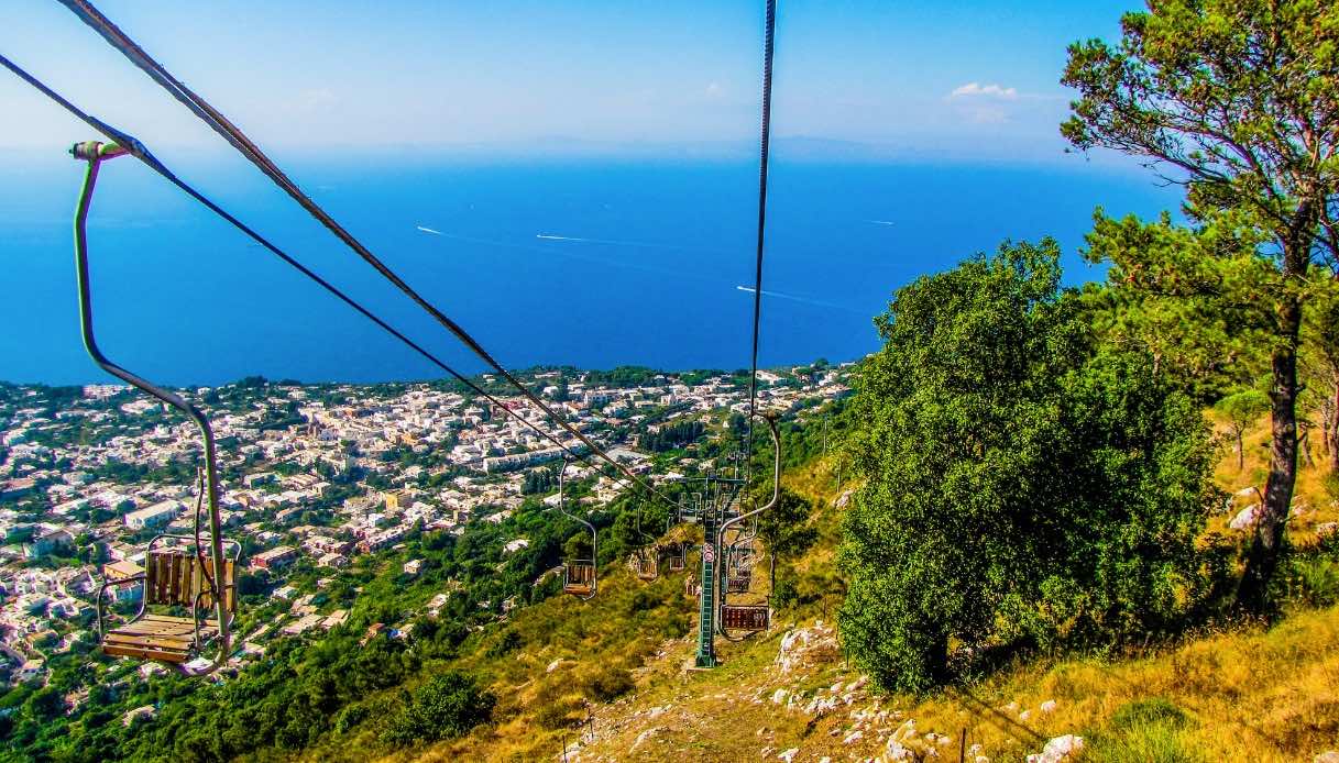Seggiovia sul Monte Solaro