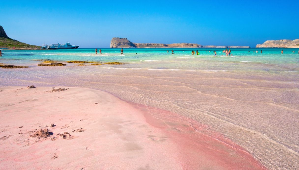 La spiaggia Elafonissi di Creta