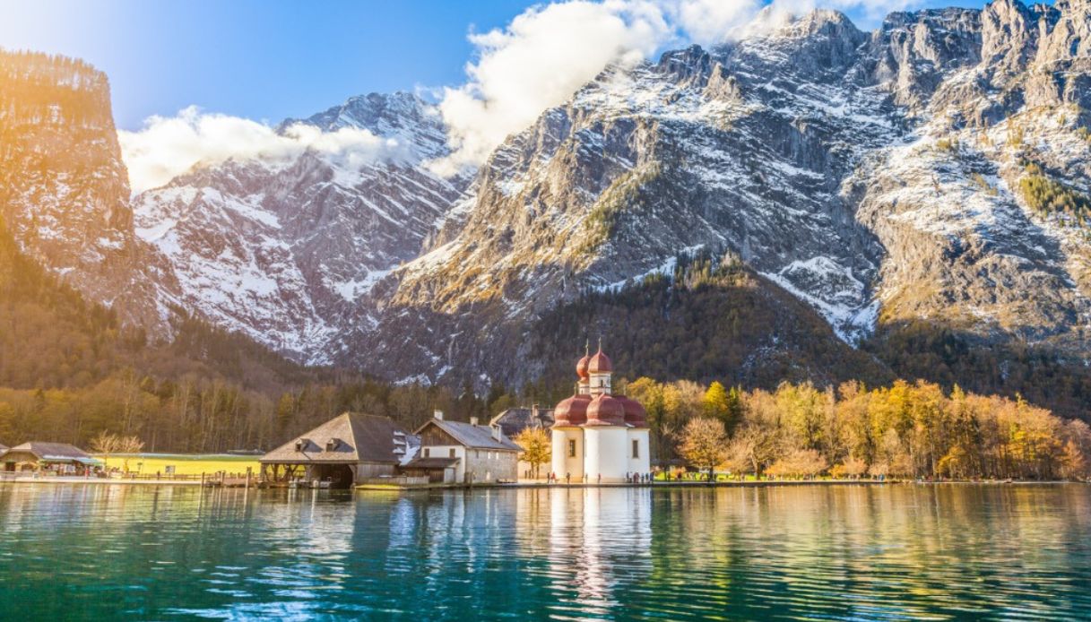 Lago Konigssee in Germania