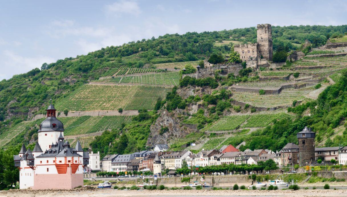 Il paesaggio che circonda il castello
