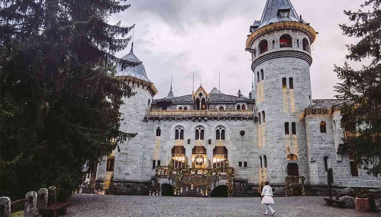 Il castello delle fiabe, set del video di Andrea Bocelli