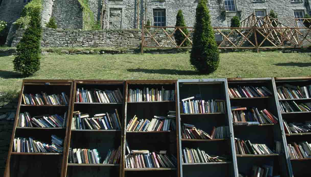 Libri per le strade di Hay-on-Wye
