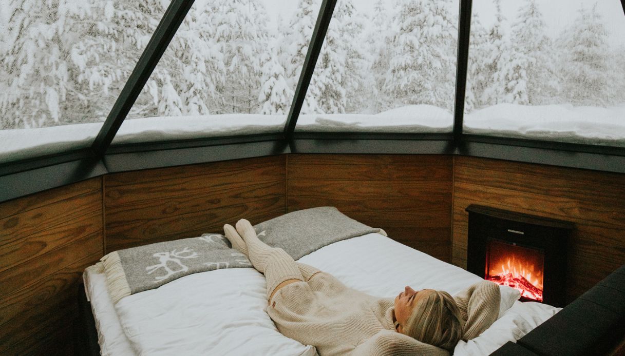 Le cabine del Northern Lights Village