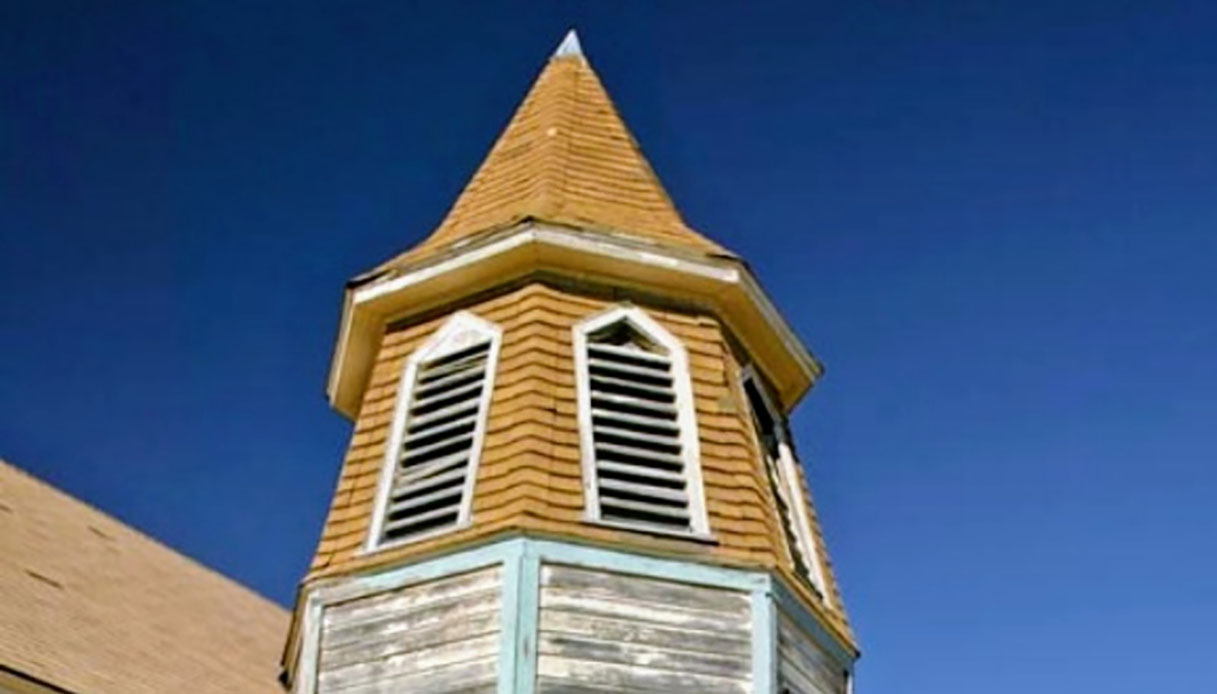 Un dettaglio della Shaniko Oregon School