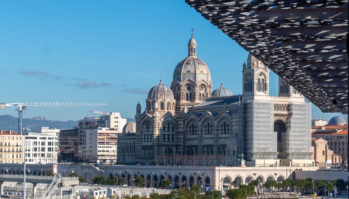 La passerella del Mucem di Marsiglia