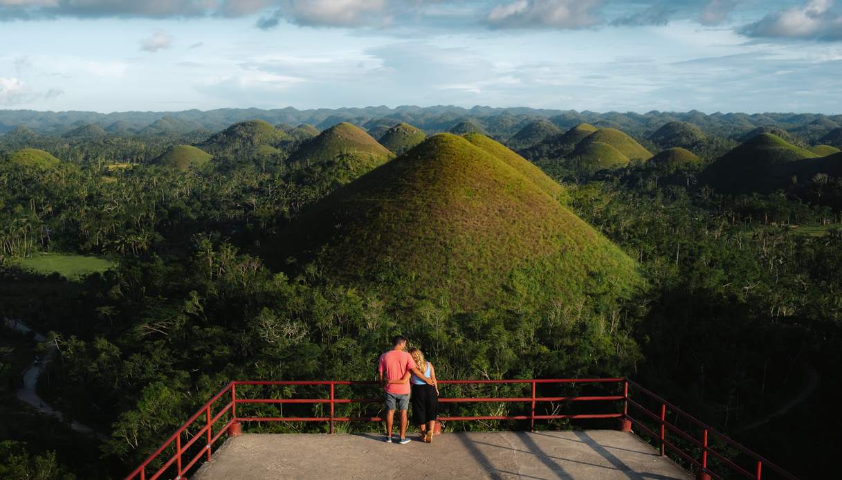 punto panoramico bohol colline cioccolato