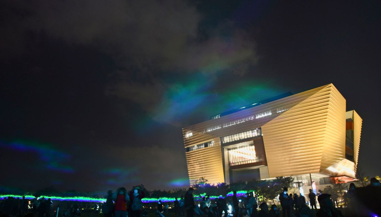 L'aurora boreale a Hong Kong