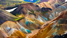 Sembra un quadro, ma il paesaggio è stato dipinto da Madre Natura