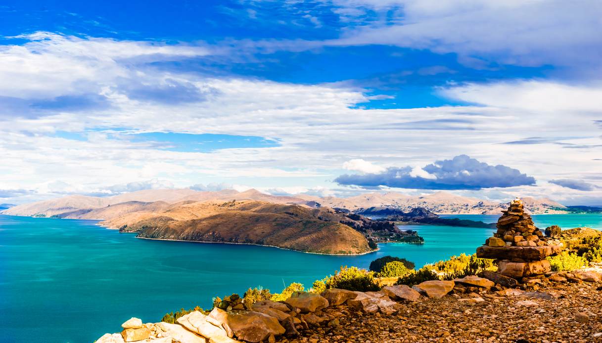 Lago Titicaca isola del sole