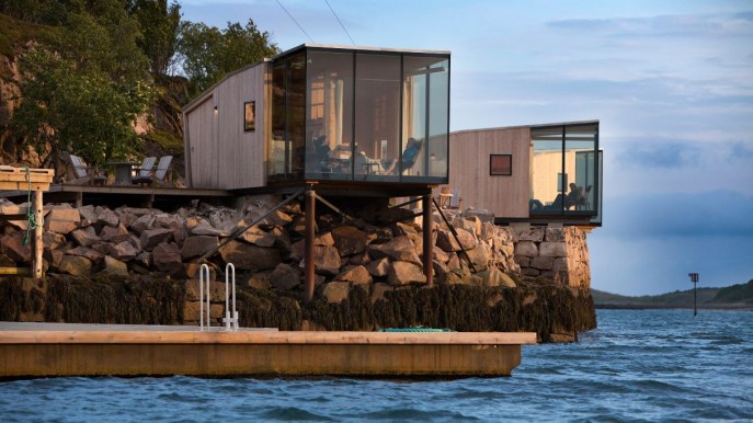 La cabina trasparente sul mare è un sogno che si avvera