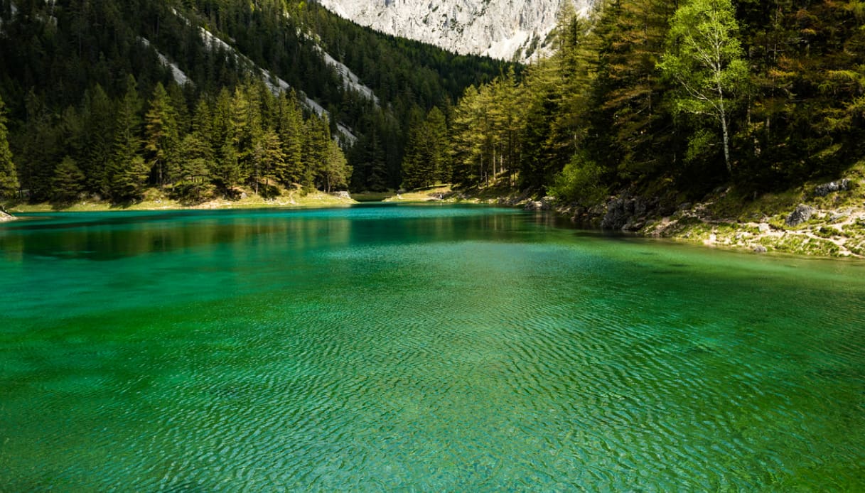 Quando vedere il Gruner See il parco che si trasforma in lago