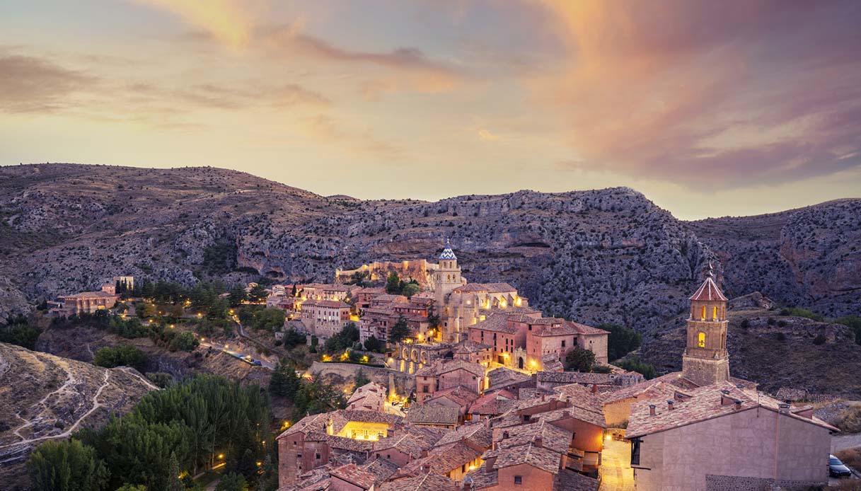 Vista dall'alto di Albarracin
