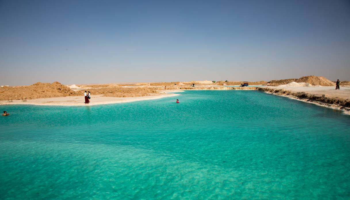 Lago salato di Siwa