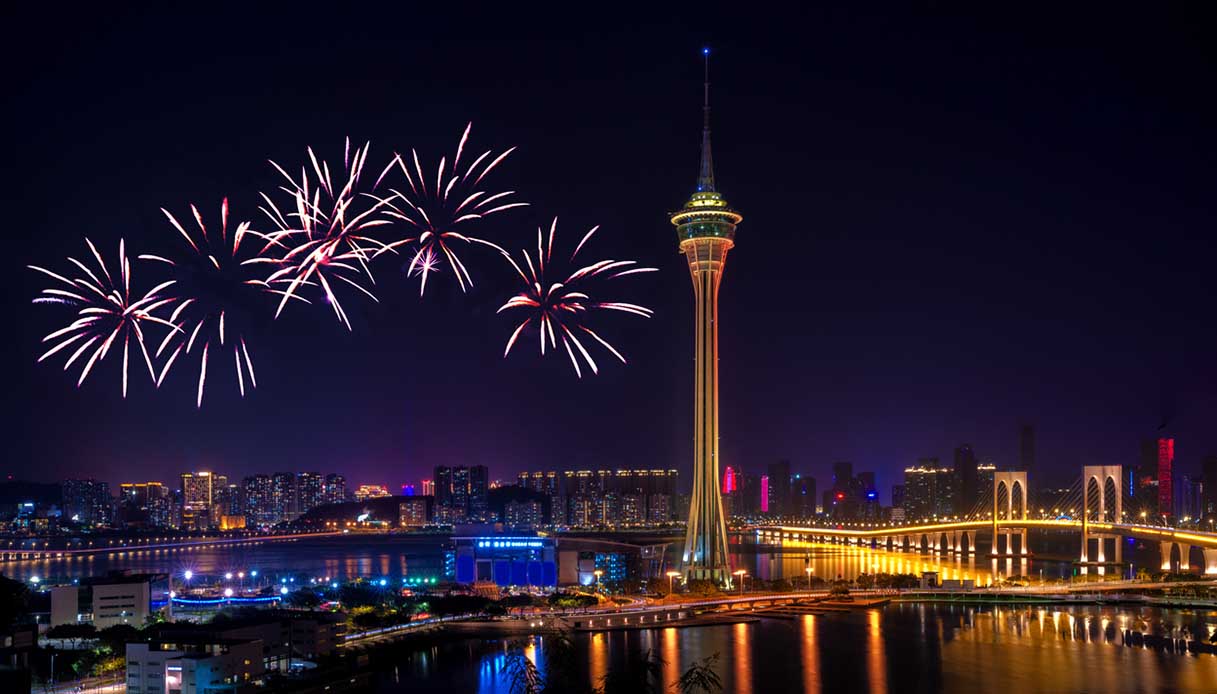 Macao durante la sera