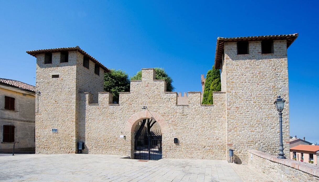 Il bellissimo Castello di Tavoleto