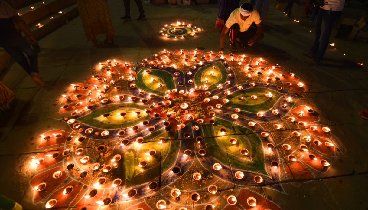 Diwali a Varanasi, India