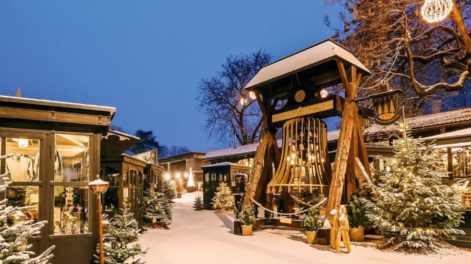 Questa birreria ha subito un incantesimo: ora è una foresta natalizia