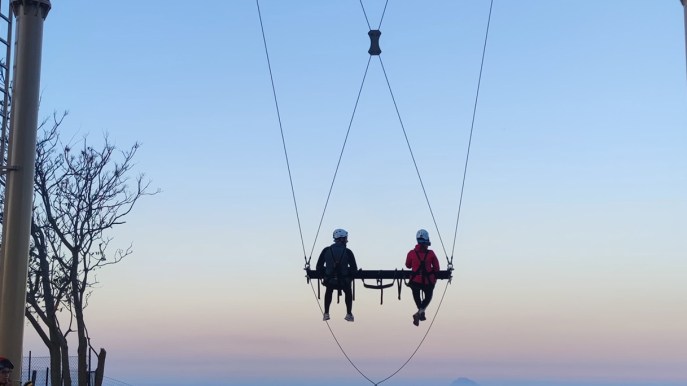 Inaugurata l’altalena più alta d’Europa: dondola in Italia